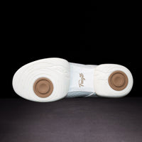 White split-sole Fuego shoes