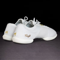 White split-sole Fuego shoes