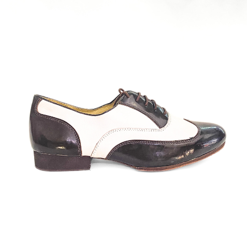 Mambo Tango Wingtip Leather Mens Dance Shoes