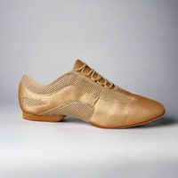 Gold Flex Practice Latin Dance Shoe with suede sole