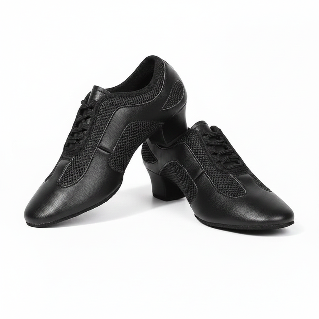 Black Flex Practice Latin Dance Shoes | Lightweight & Stylish 11 / Black / 1.5" Black Flex Practice Latin Dance Shoes | Lightweight & Stylish 11 / Black / 1.5"