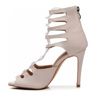 Amalia adjustable lace-up open-toe womens Latin dance shoes