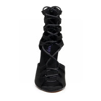 Amalia adjustable lace-up open-toe womens Latin dance shoes
