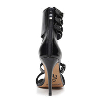 Amante black vegan materials Latin dance shoes