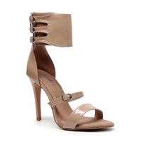 Amante nude patent vegan materials Latin dance shoes