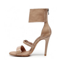 Amante nude patent vegan materials Latin dance shoes