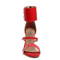 Amante red vegan materials Latin dance shoes