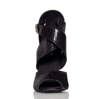 Jorjet - Open Toe Thick Crossing Latin Dance Shoes