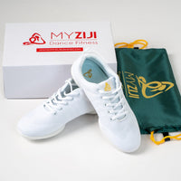 Sky - White Split Sole Unisex Dance Sneaker