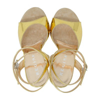 Nizza Twins mirrored gold tango shoes