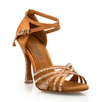 Womens latin dance shoes suede sole