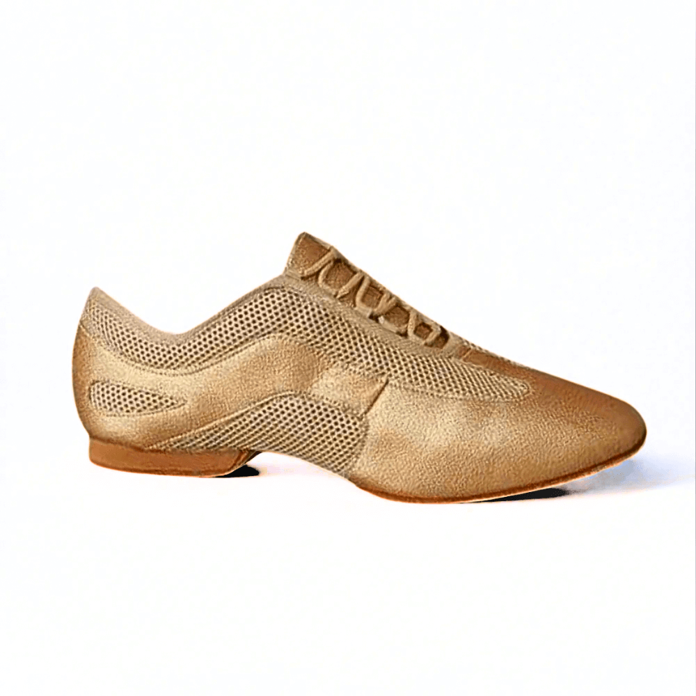 Gold Flex Practice Latin Dance Shoe with suede sole