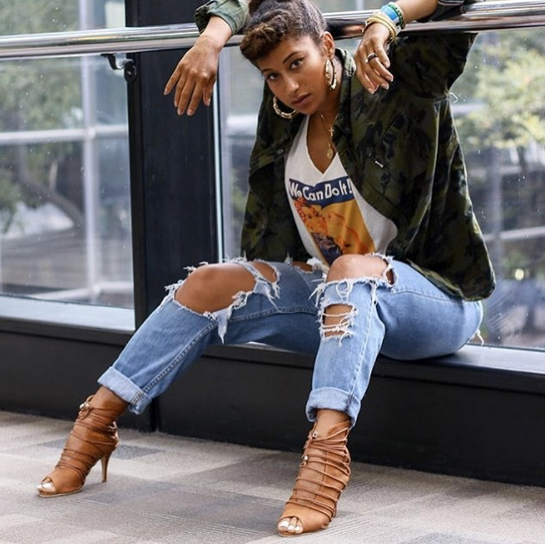 Ripped jeans 2025 and booties