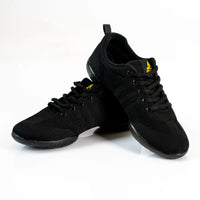Unisex Split Sole Black Dance Sneakers - Mens Dance Shoes