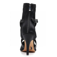 Sabeena stretch lycra Latin dance booties
