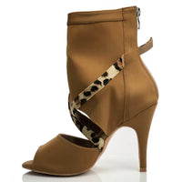 Sabeena stretch lycra Latin dance booties