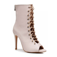 Sofiya True Nudes Open Toe Latin Dance Shoes