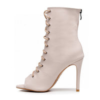 Sofiya True Nudes Open Toe Latin Dance Shoes