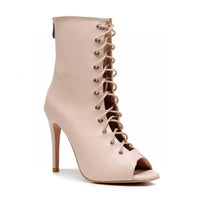 Sofiya True Nudes Open Toe Latin Dance Shoes