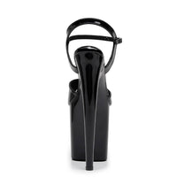 Tate - Black Wet Look - Street Sole