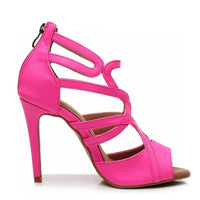 Vera cut-out strappy latin dance shoes