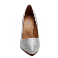 Adira Classic Pump silver vegan latin dance shoes
