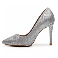 Adira Classic Pump silver vegan latin dance shoes