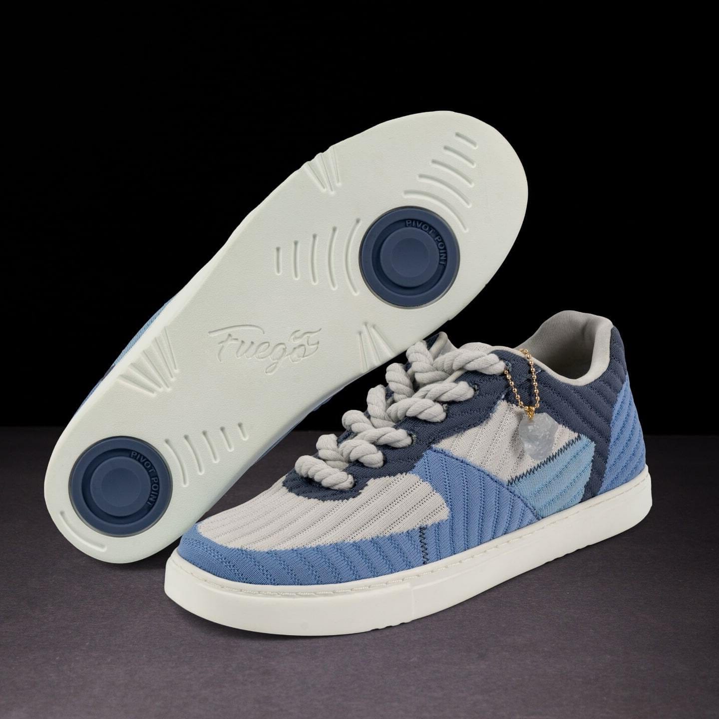 TELO×LOD PRODUCTS fiero Blue Jade Blue Jade Fuego Shoes | 9.7oz Knitted with Celestite & FlowTec