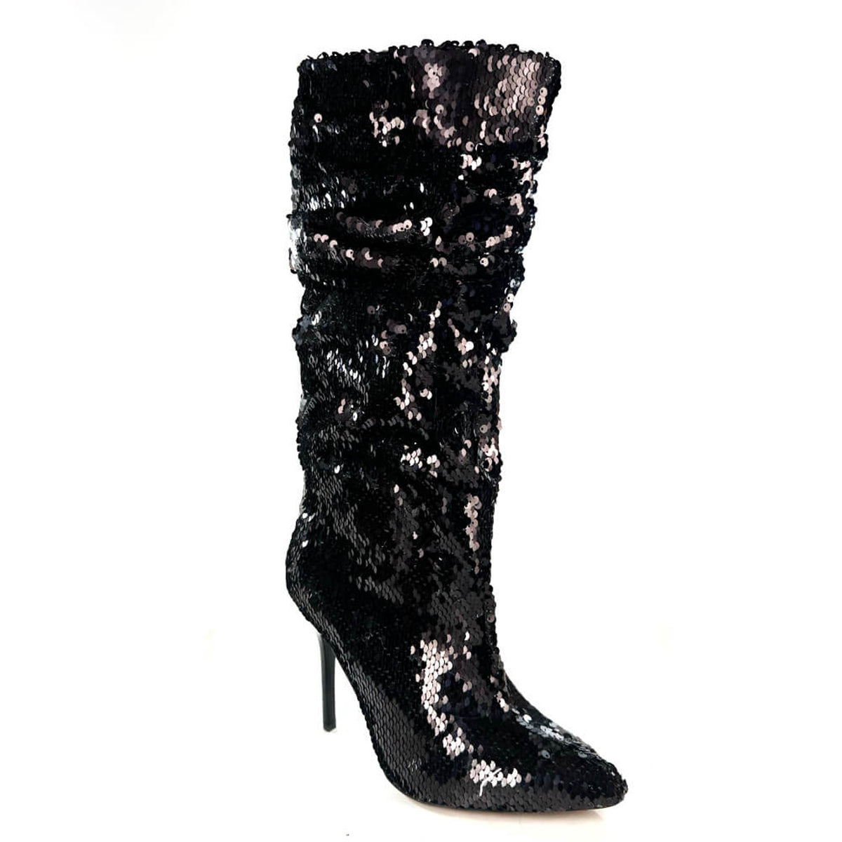 【OPEN YY】24FW BALLET SLOUCHY BOOTS, BLACK OPEN YY