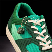 Fuego Dance Shoes - Jade, lightweight with dual pivot points.