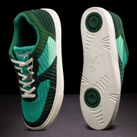 Fuego Dance Shoes - Jade, lightweight with dual pivot points.