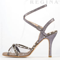 Ginza Slim Twins - Multicolor Glitter Dance Shoes