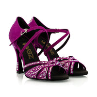 Fuchsia women's Latin dance shoes