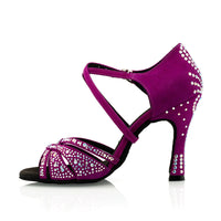 Fuchsia women's Latin dance shoes