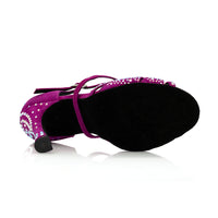 Fuchsia women's Latin dance shoes