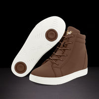 Mocha wedge Fuego dance shoes