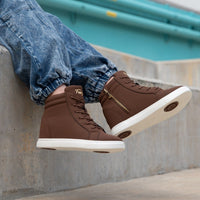 Mocha wedge Fuego dance shoes