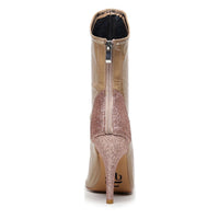 Savage ankle bootie womens closed toe dance shoes