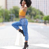 Savanna mesh lace up latin dance booties