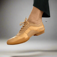 Gold Flex Practice Latin Dance Shoe with suede sole
