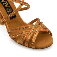 Paris Gold Tan Latin Dance Shoes