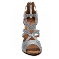 Vera cut-out strappy latin dance shoes