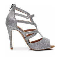 Vera cut-out strappy latin dance shoes