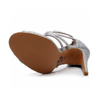 Vera cut-out strappy latin dance shoes