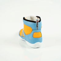 Vigor hi top unisex dance sneaker blue & orange retro