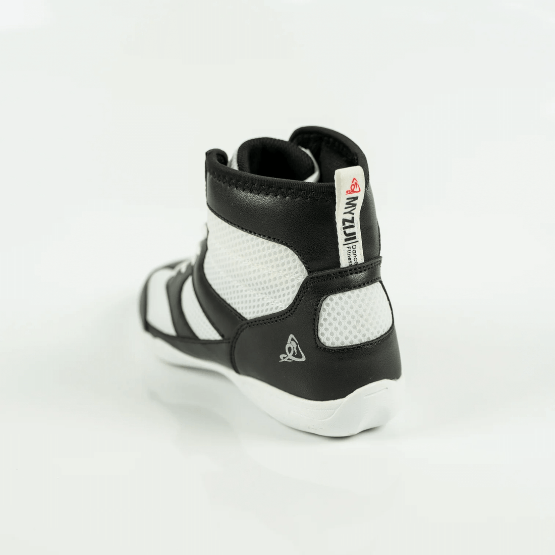 Vigor hi top unisex dance sneaker Black and White Retro-Mens Dance Shoes