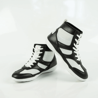 Vigor hi top unisex dance sneaker Black and White Retro-Mens Dance Shoes