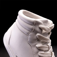 Fuego white high-top dance shoes