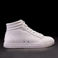 Fuego white high-top dance shoes