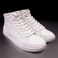 Fuego white high-top dance shoes